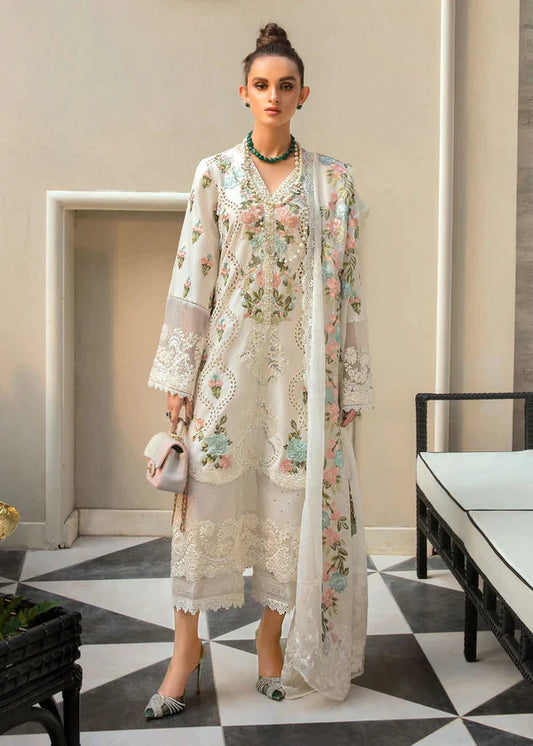 Aim Collections® Monsoon Blooms Dhanak Three Piece – Winter Collection 2025