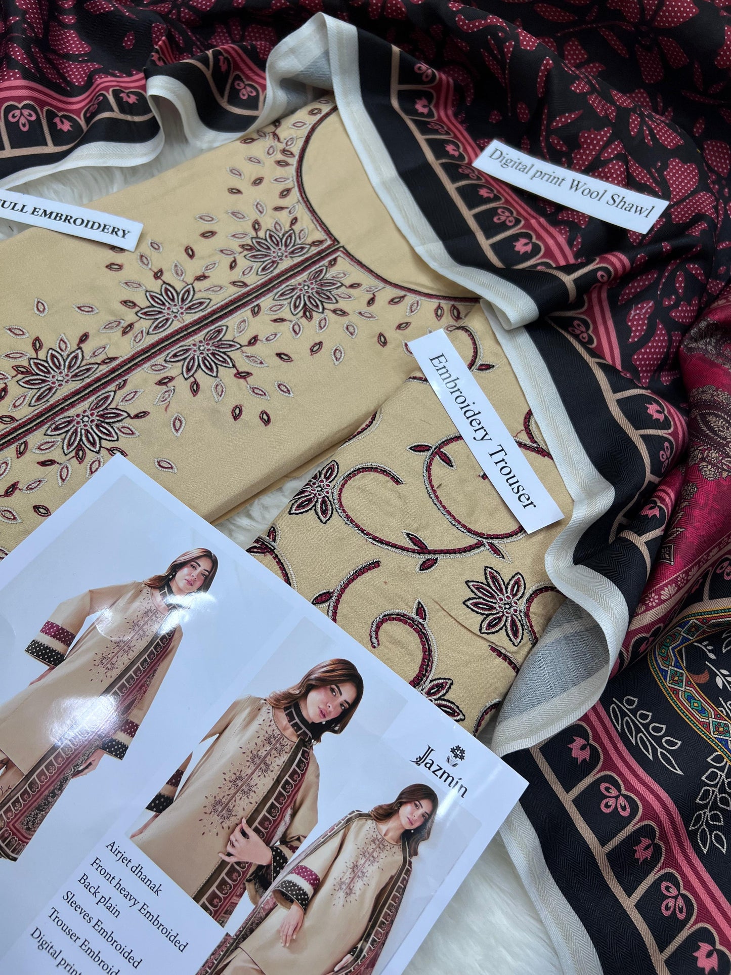 Aim Collections® JAZMINE-Code: 773. PREMIUM DHANAK COLLECTION