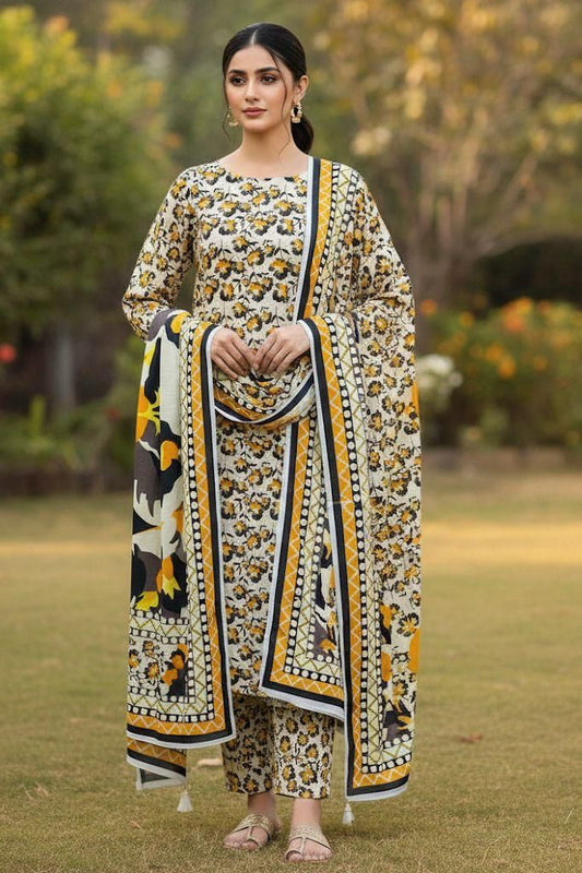 Aim Collections®  BIN SAEED – 3PC KHADDAR COLLECTION WINTER COLLECTION