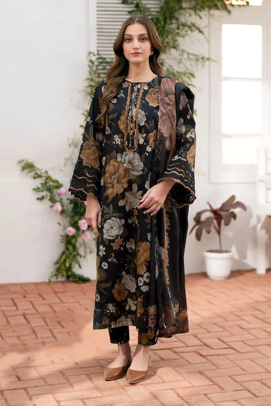 Aim Collections®  Baroque Printed Three Piece Suit – D-100