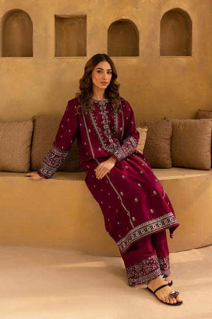 Aim Collections®  Kayseria Embroidered Two Piece – D-92