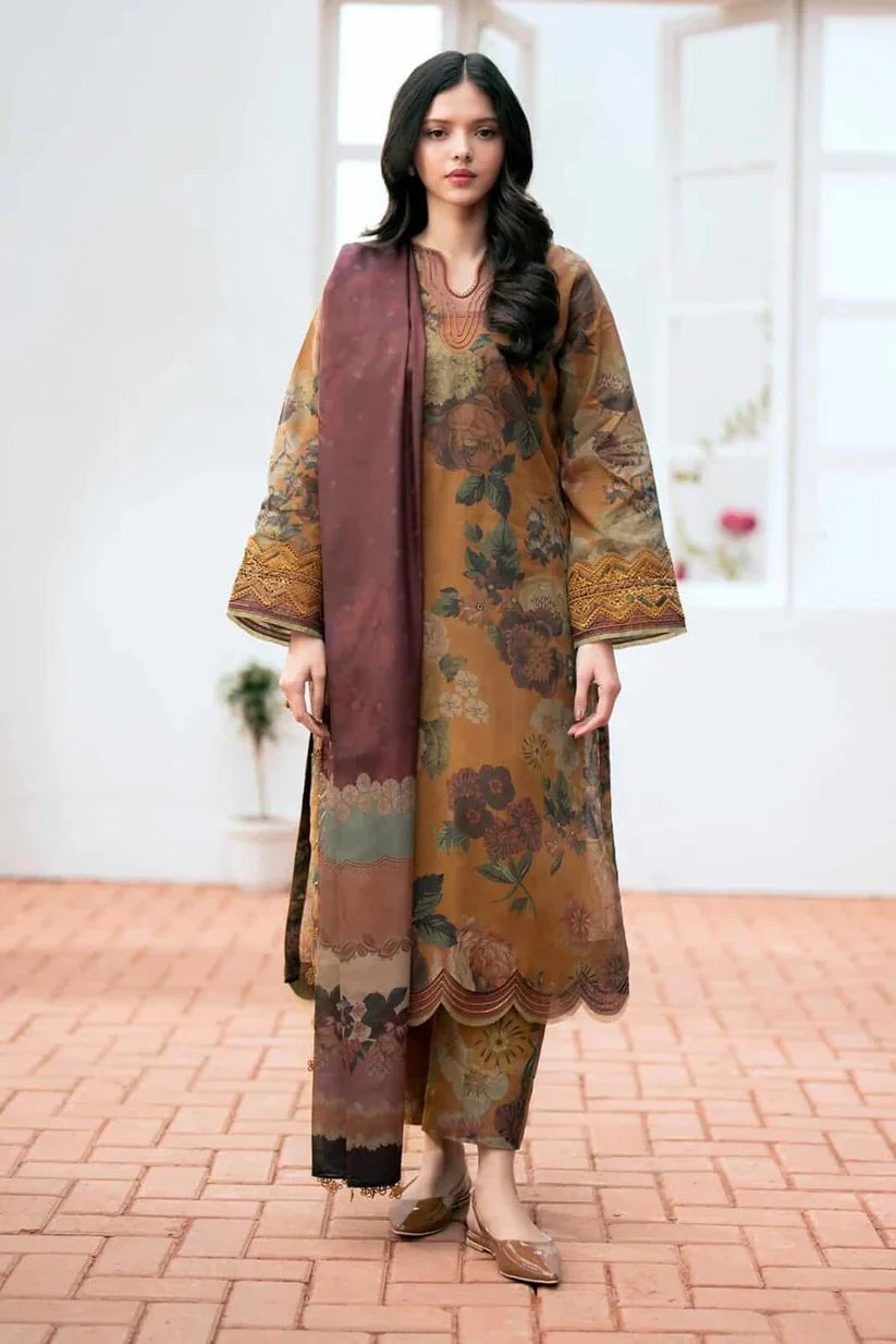 Aim Collections®  Baroque Printed  Khaddar Three Piece – D-788