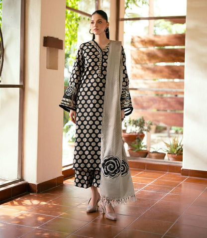 Aim Collections®  BIN SAEED – 3PC KHADDAR COLLECTION WINTER COLLECTIONS