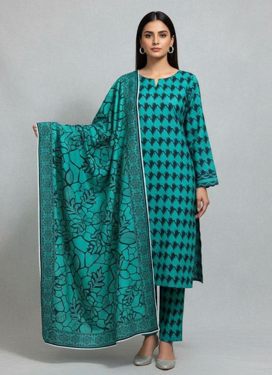 Aim Collections®  BIN SAEED – 3PC KHADDAR COLLECTION WINTER COLLECTION