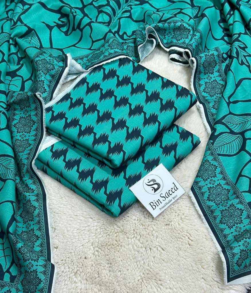 Aim Collections®  BIN SAEED – 3PC KHADDAR COLLECTION WINTER COLLECTION