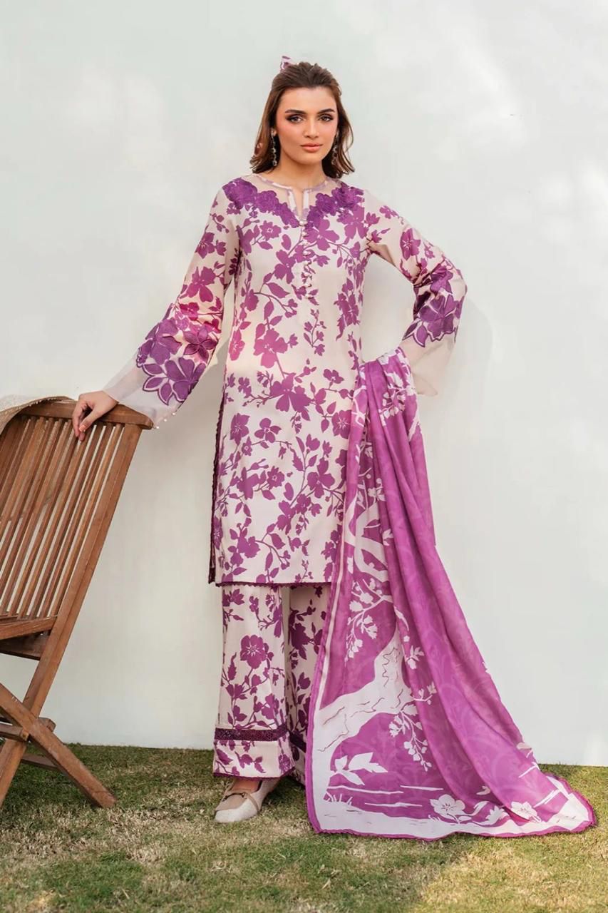 Aim Collections®  BIN SAEED – 3PC KHADDAR COLLECTION WINTER COLLECTION