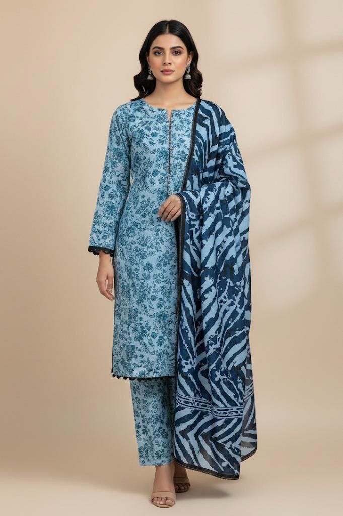 Aim Collections®  BIN SAEED – 3PC KHADDAR COLLECTION WINTER COLLECTION