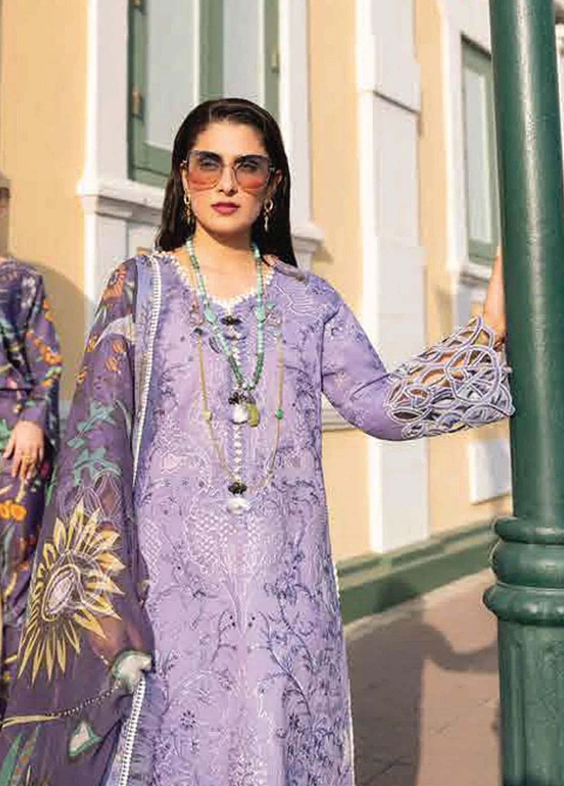 Aim Collections® Mushq MQ-23 Embroidered Lawn Three Piece – Summer Collection 2025