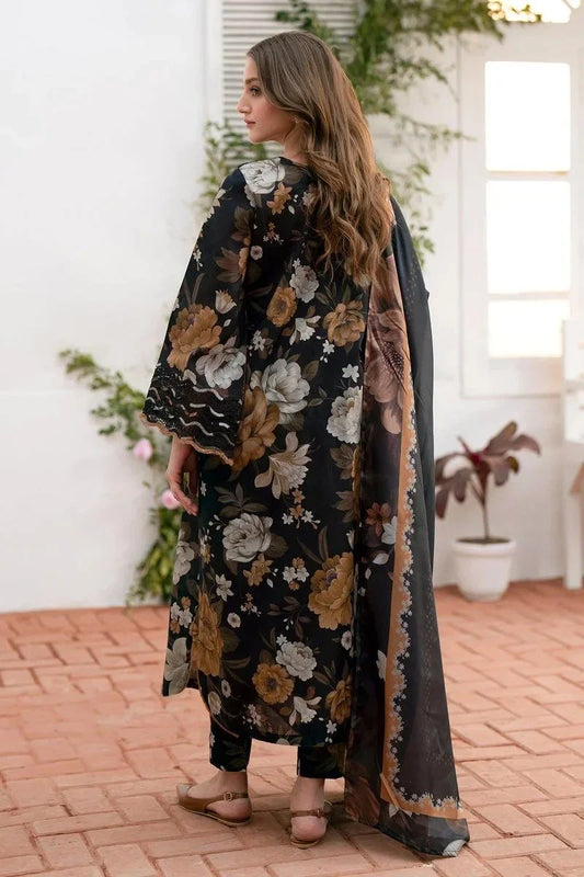 Aim Collections®  Baroque Printed Three Piece Suit – D-100