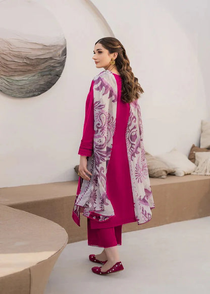 Aim Collections ® Zarashahjhan Embroidered Dhanak Three Piece – COCO-163