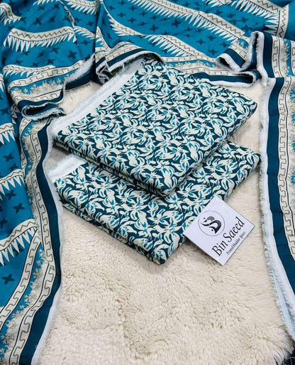 Aim Collections®  BIN SAEED – 3PC KHADDAR COLLECTION WINTER COLLECTION