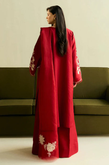 Aim Collections® Coco Embroidered Dhanak Three Piece D-211