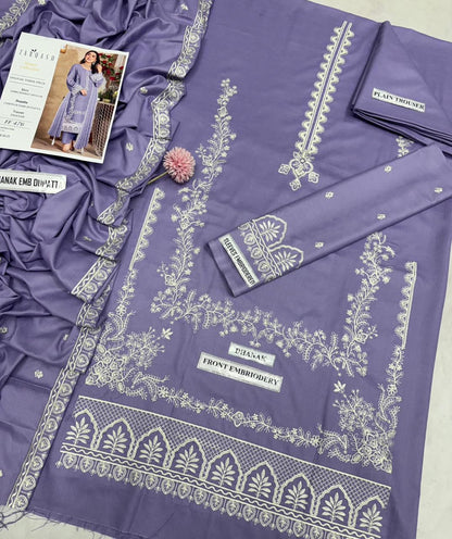 Aim Collections®  ZARQASH – Code 476. Premium Dhanak Suit