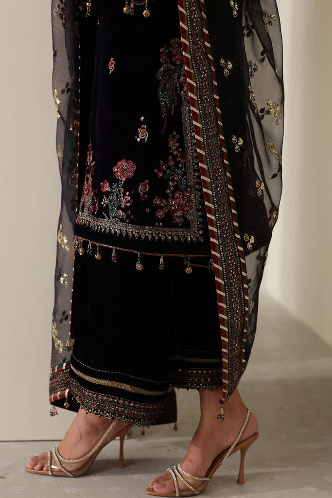 Aim Collections® Baroque Velvet Embroidered Three Piece – BQR-952