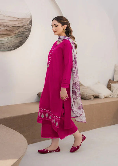 Aim Collections ® Zarashahjhan Embroidered Dhanak Three Piece – COCO-163