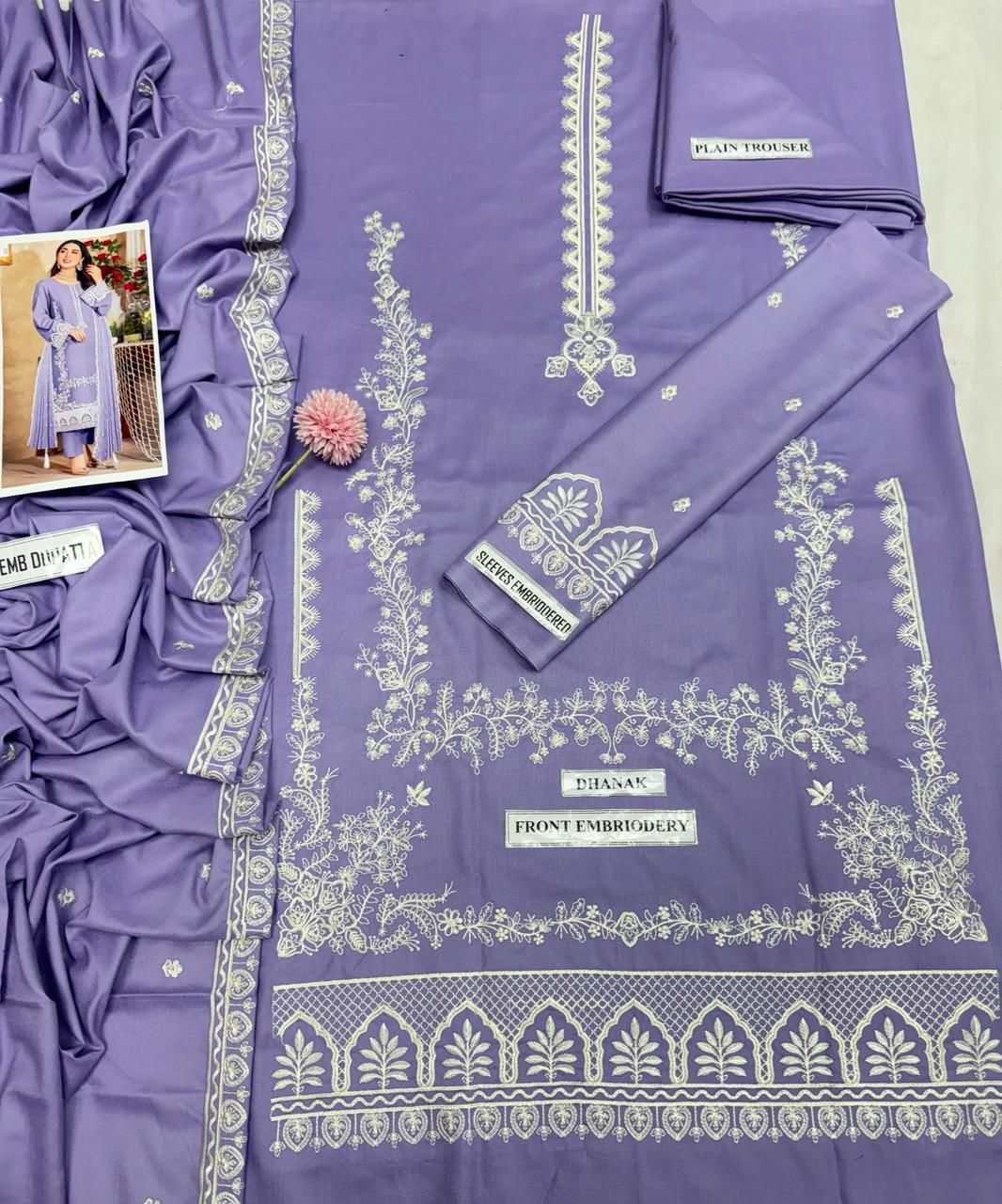 Aim Collections®  ZARQASH – Code 476. Premium Dhanak Suit