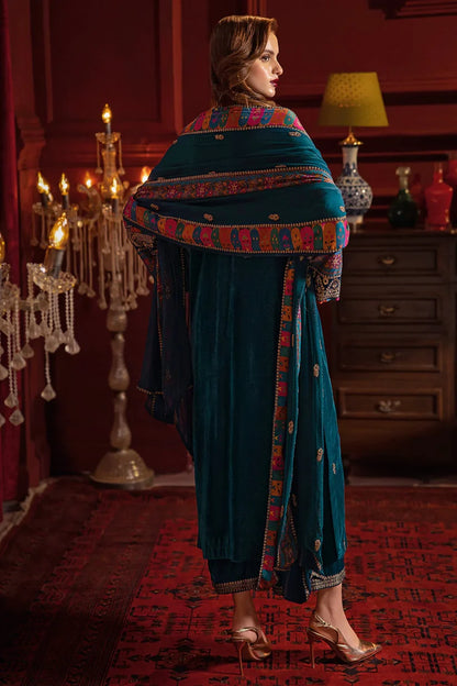 Aim Collections®  Charizma Velvet Embroidered Three Piece – CH-746