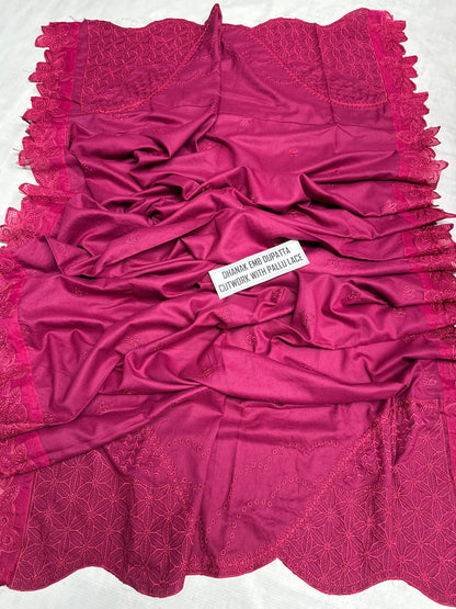 Aim Collections@ Qalamkar 7008 – Premium Winter Dhanak Collection