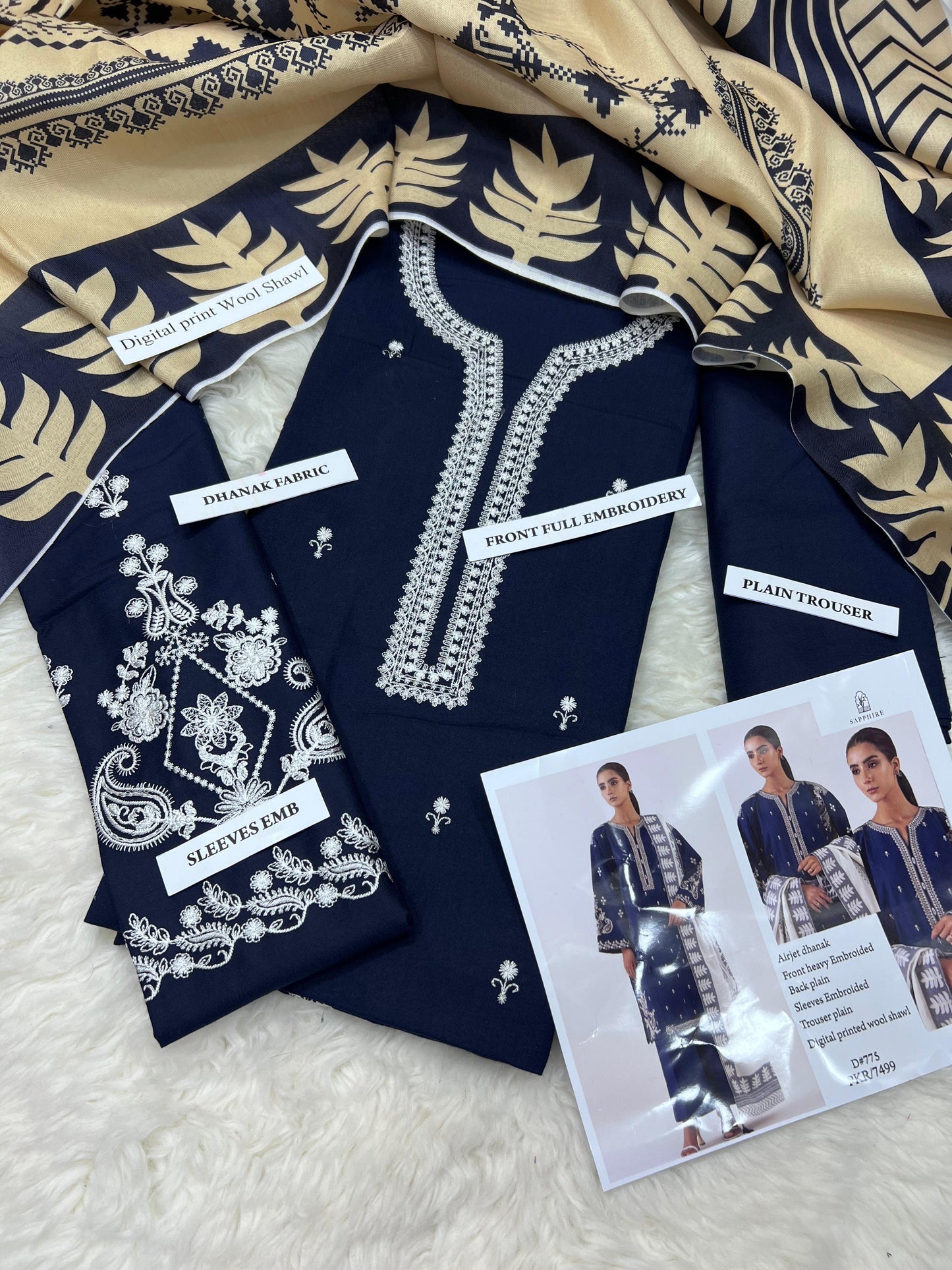 Aim Collections® SAPPHIRE – Code: 775PREMIUM DHANAK WINTER COLLECTION 2025