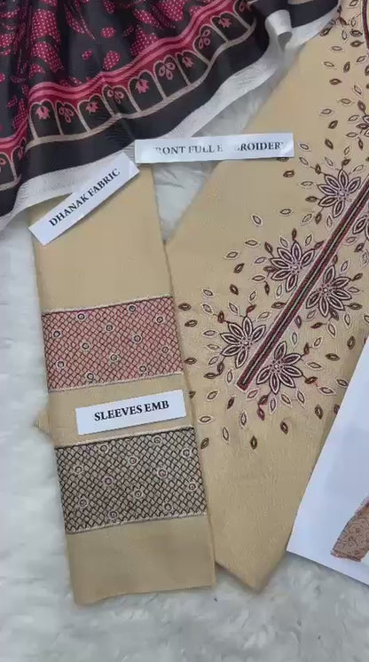 Aim Collections® JAZMINE-Code: 773. PREMIUM DHANAK COLLECTION